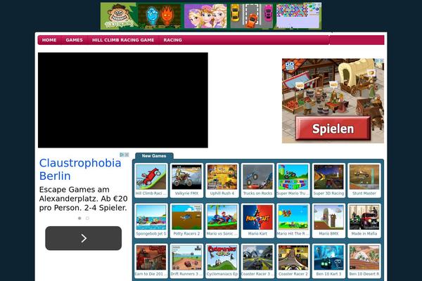Wtb Game theme site design template sample