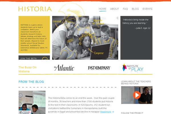 playhistoria.com site used Historia