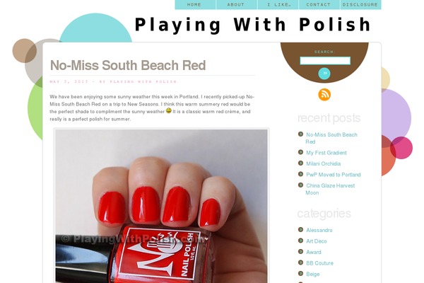playingwithpolish.com site used FreeDream