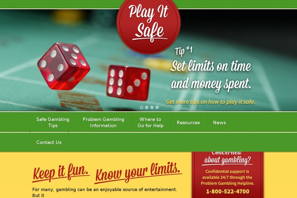 playitsafenebraska.org site used Gap