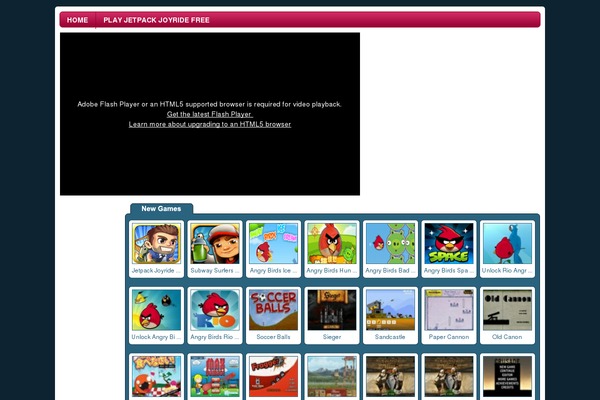 playjetpackjoyride.com site used Wtb Game