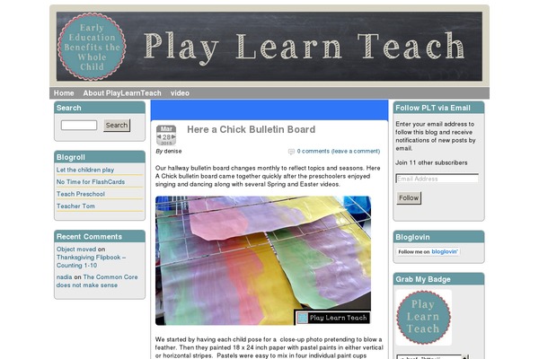 Childishly Simple theme site design template sample