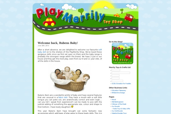 Default theme site design template sample