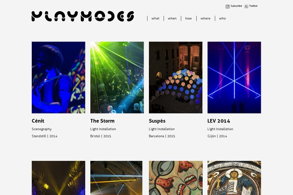 Paragrams theme site design template sample
