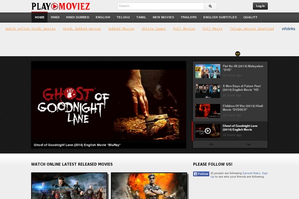 DooPlay theme site design template sample