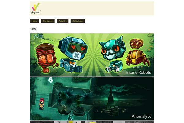 Hybrid theme site design template sample