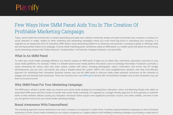 Schema Lite theme site design template sample