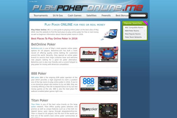 playpokeronline.me site used Yoo_phoenix_wp