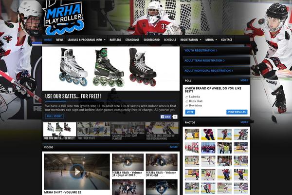 Storm theme site design template sample