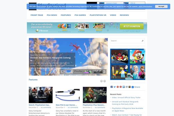 Site using Faster Pagination plugin
