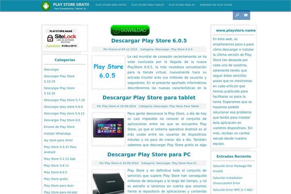 playstore WordPress theme, websites list used playstore theme playstore theme websites examples