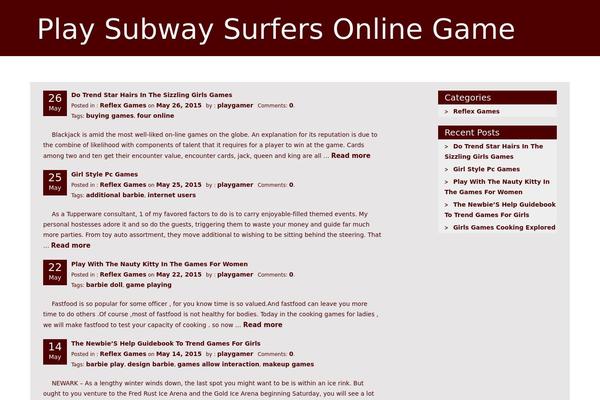 playsubwaysurfersonlinegame.com site used RedPro