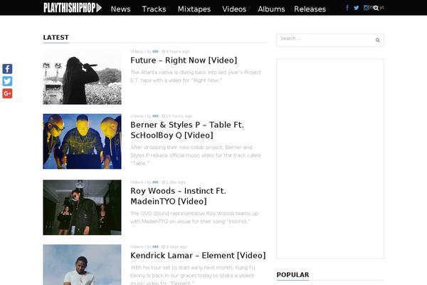 Admag theme site design template sample