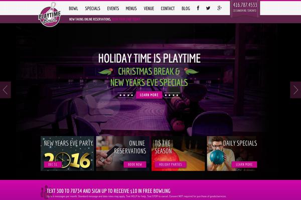 playtimebowl.com site used Playtime