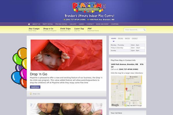Headlines theme site design template sample