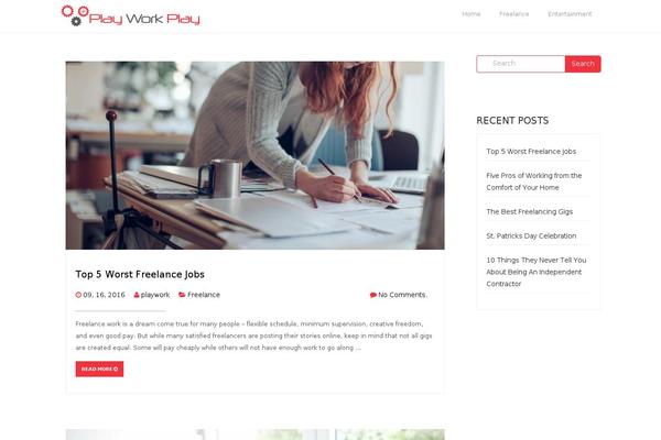 Alum theme site design template sample
