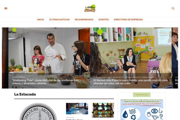 The Voux theme site design template sample