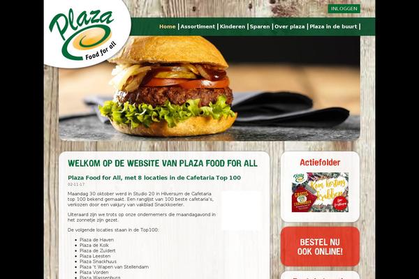 Plaza theme site design template sample