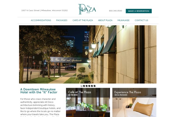 plazahotelmilwaukee.com site used Companyb