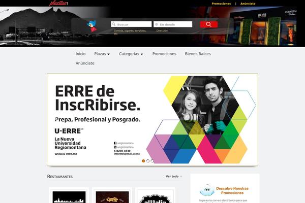 GeoPlaces theme site design template sample