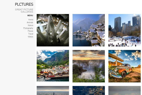 Crush theme site design template sample