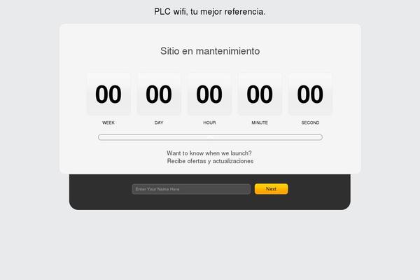 Site using Under Construction / Maintenance Mode from Acurax plugin