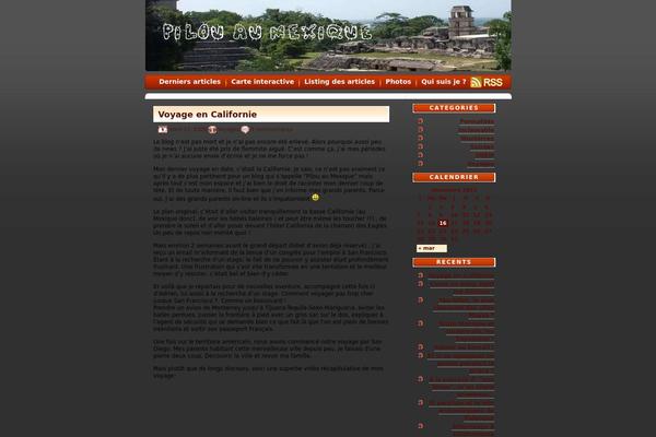 Sunset theme site design template sample