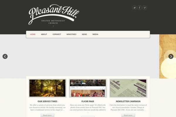 Blessing theme site design template sample