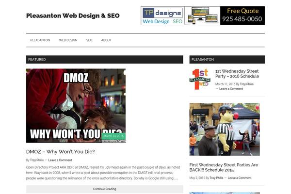 Expound theme site design template sample