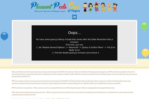 Happy Kids theme site design template sample