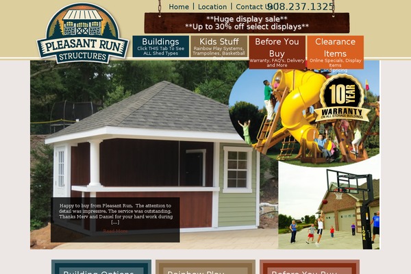 pleasantrunstructures.com site used Pleasant