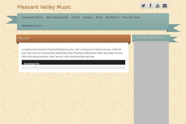 iRibbon theme site design template sample