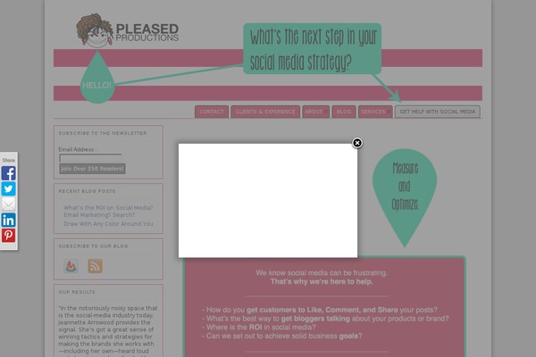 Site using Facebook Page Promoter Lightbox plugin