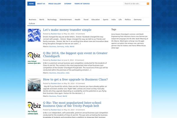Freshlife theme site design template sample