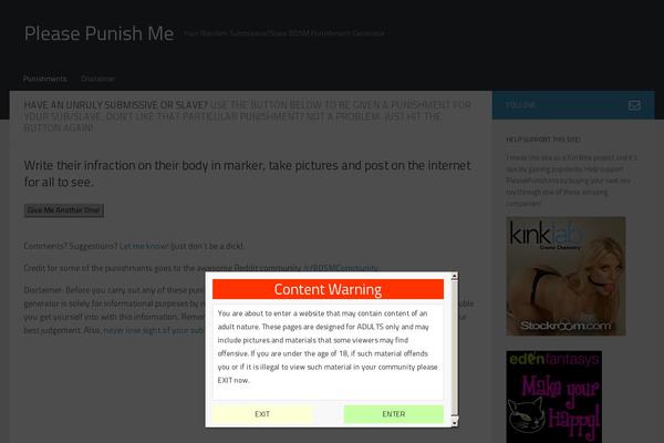 Site using Content Warning plugin