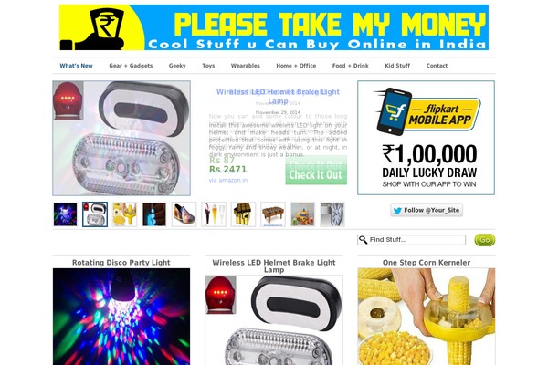 pleasetakemymoney.com site used Webicator