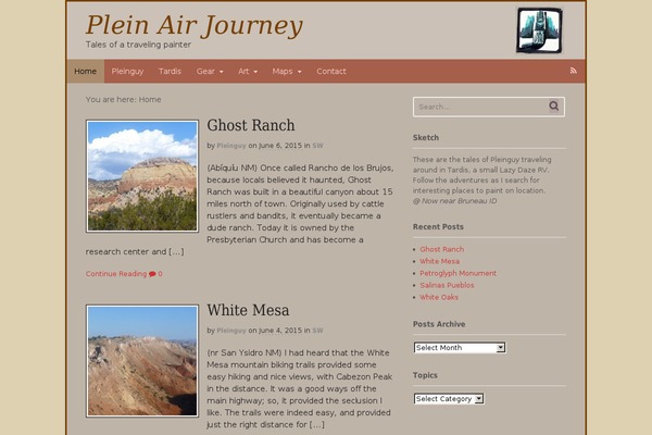 Canvas theme site design template sample