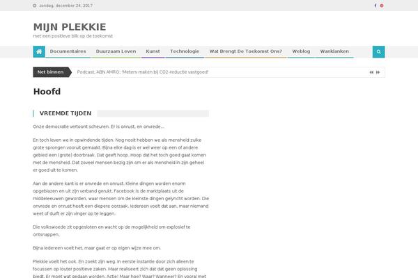 Editorial theme site design template sample