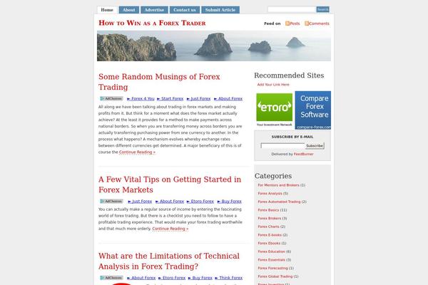 Misty Look theme site design template sample