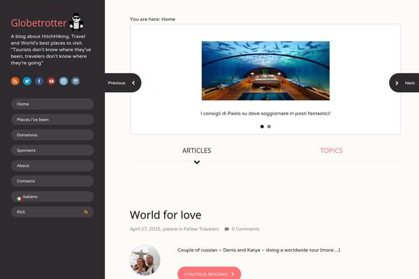 On Topic theme site design template sample