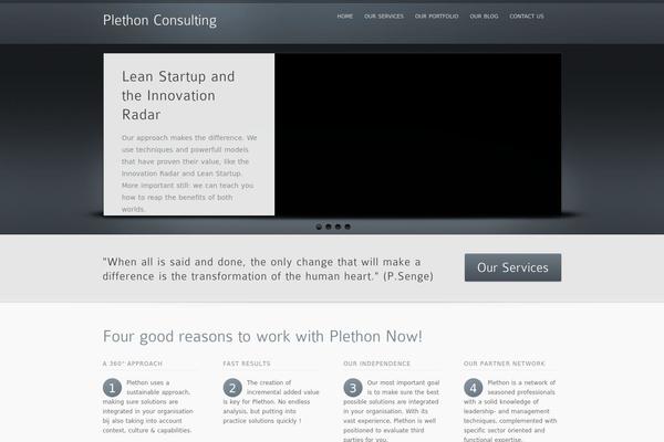 Incubator theme site design template sample