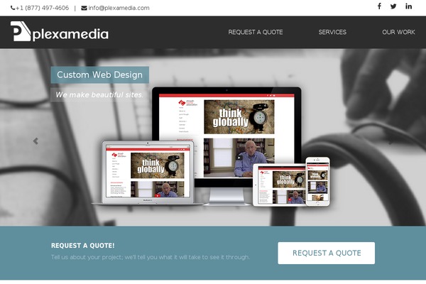 plexamedia.com site used Web-fuel