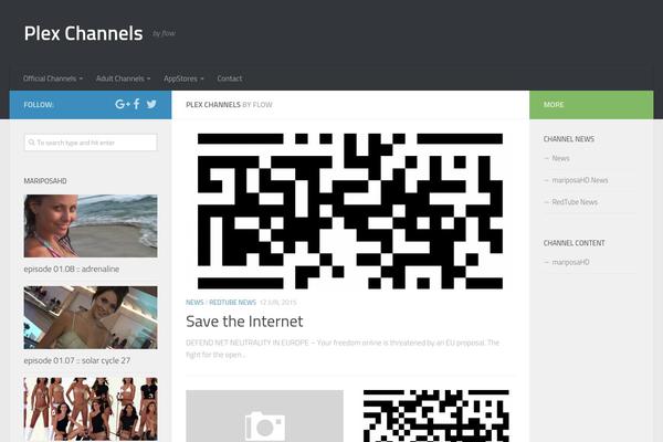 Hueman theme site design template sample