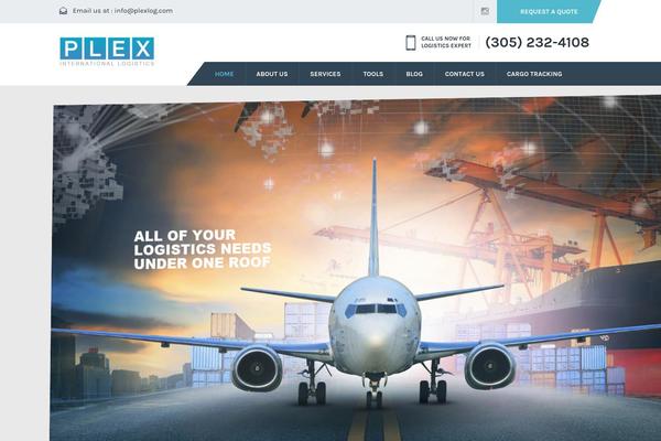 Transport-child theme site design template sample