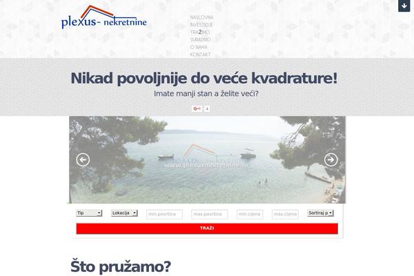 Plexus theme site design template sample