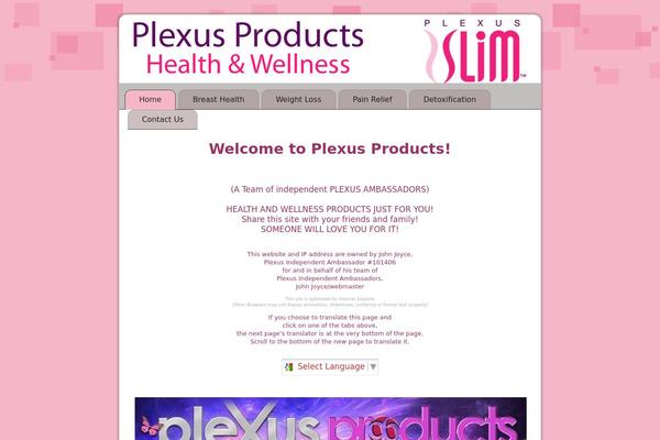 Plexus theme site design template sample