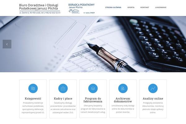 Akal theme site design template sample