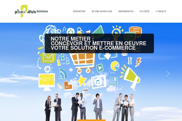 Kanso theme site design template sample