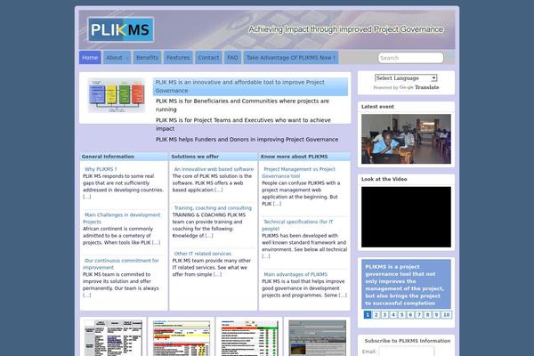 Suffusion theme site design template sample