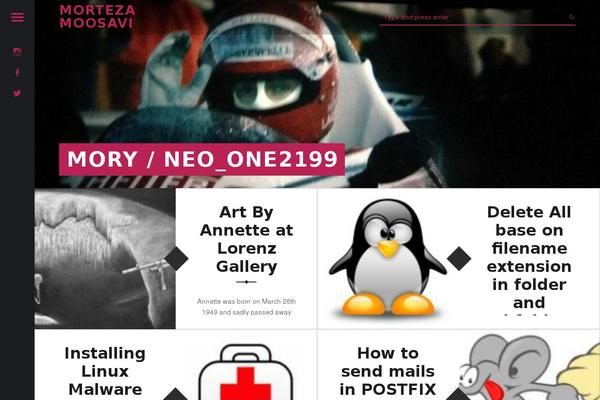 Receptar theme site design template sample